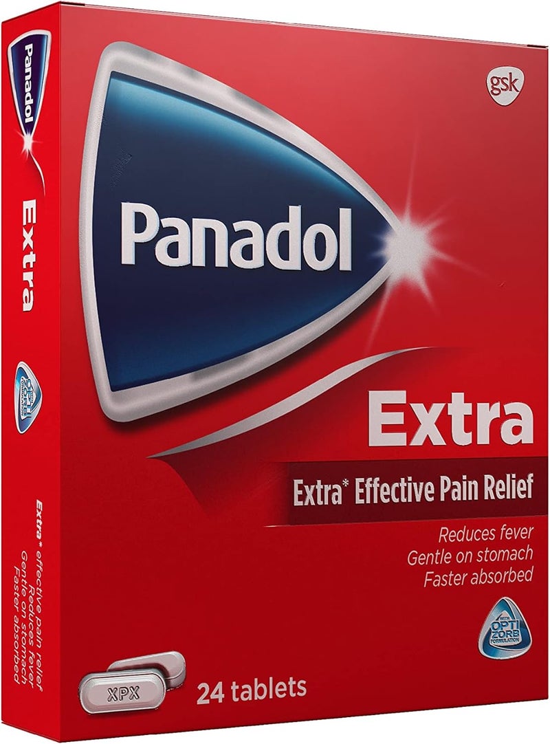 Panadol بانادول إكسترا مع أوبتيزورب 24 قرص - Image 1