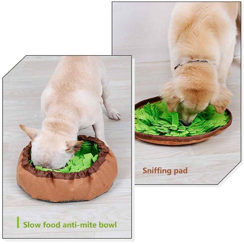 AWOOF Pet Snuffle Mat for Dogs, Interactive Feed Game for Boredom, Encourages Natural Foraging Skills for Cats Dogs Bowl Travel Use, Dog Treat Dispenser Indoor Outdoor Stress Relief - Image 3