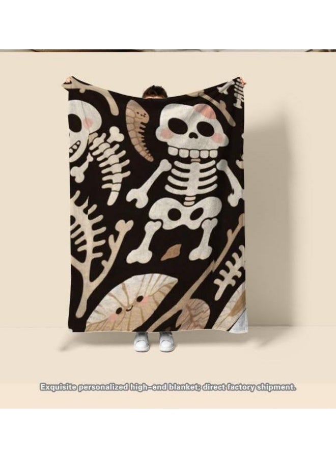 عام بطانية رقيقة من الفانيلا الكرتونية للأطفال والرضع (دافئة ومريحة، ومناسبة للنوم والألعاب) 70 سم * 100 سم - Image 3