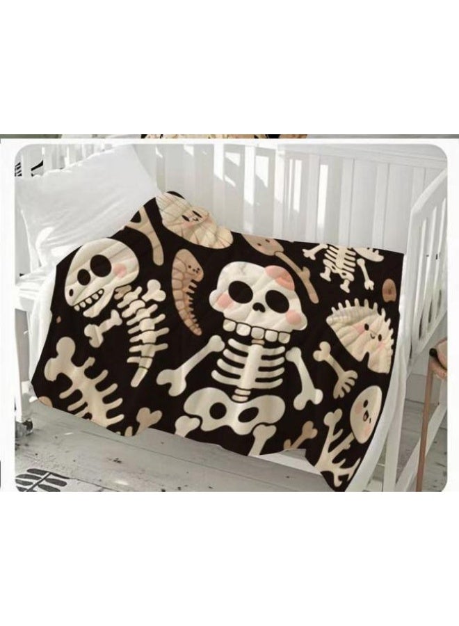 عام بطانية رقيقة من الفانيلا الكرتونية للأطفال والرضع (دافئة ومريحة، ومناسبة للنوم والألعاب) 70 سم * 100 سم - Image 2