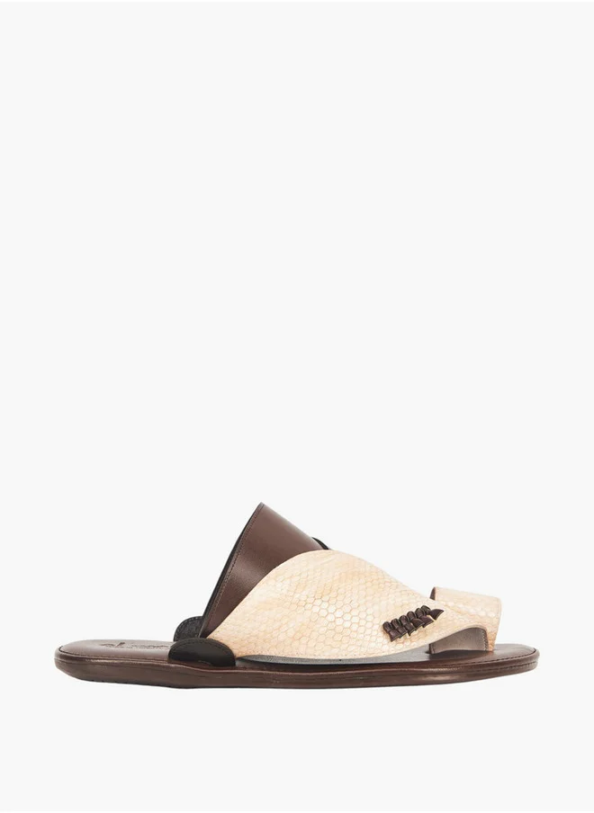 Al Waha Men's Arabic Sandals with Toe Loop - Ramadan Collection