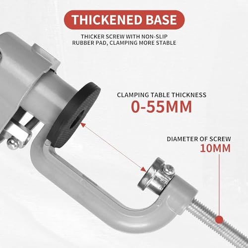 DIY Crafts DIY Craft 1, 60 Degree Table Bench Clamp Vise Electric Drill Rack Support Electric Drill Stand Holder Multifunctional Bracket For Electric Drill, Grinder,Rotary Tool,Hobby and Jewelry Pc (1) - Image 4