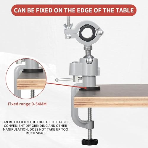 DIY Crafts DIY Craft 1, 60 Degree Table Bench Clamp Vise Electric Drill Rack Support Electric Drill Stand Holder Multifunctional Bracket For Electric Drill, Grinder,Rotary Tool,Hobby and Jewelry Pc (1) - Image 5