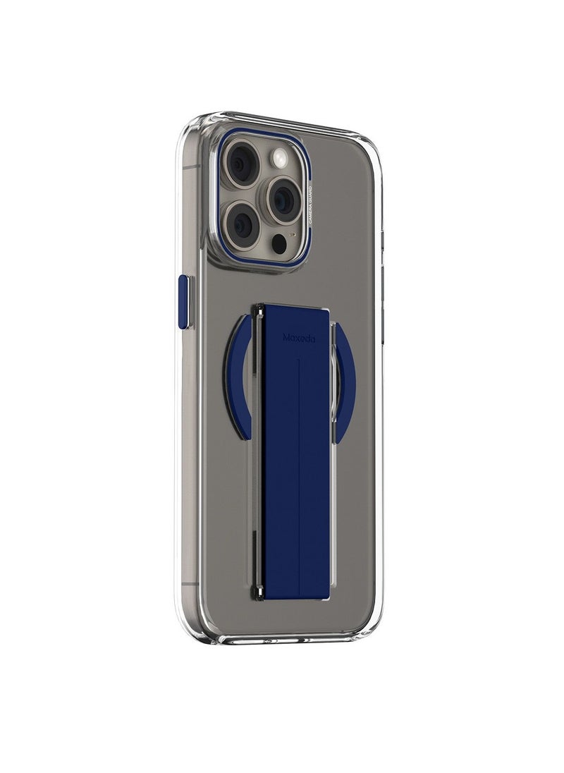 Moxedo Moxedo Magnetic Protective Case Scratch Resistant Drop Protection Magsafe Technology Compatible for iPhone 15 Pro Max 6.7 inch - Blue  - Image 1