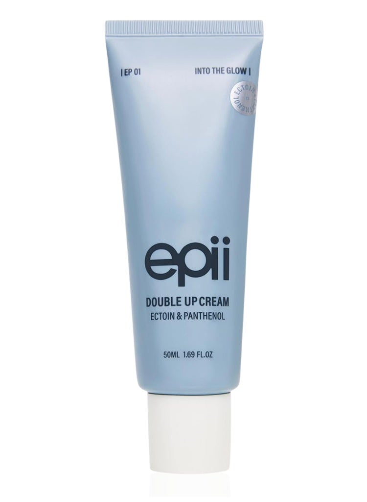 Epii Double Up Cream EP01 Into The Glow 50ml – Ectoin & Panthenol Deep Hydration Barrier Repair Face Moisturizer - Image 1