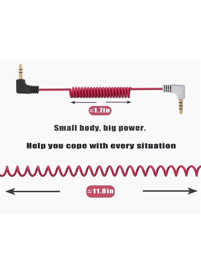 Ancable TRS to TRRS Cable, Ancable 3.5mm Male to Male Right Angle Adaptor Cable Compatible for Rode SC7, iPhone, Smartphone Connect, VideoMic, VideoMicro Go, BOYA - Image 4