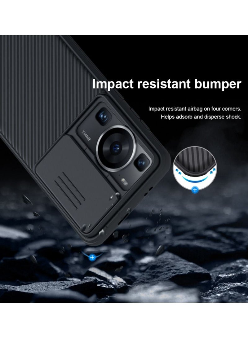 Nillkin Case for Huawei P60/ P60 Pro Slide Camera Protection Cover PC TPU Impact-Resistant Bumpers Light and Thin Design Case Scratch Resistant Case Slim Fit - Image 5