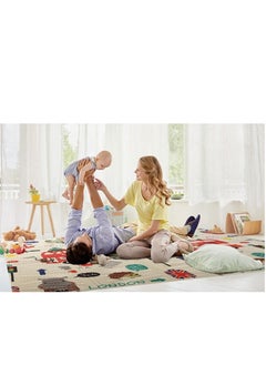 EMZJ Big Size Baby Crawling Play Floormat Foam Non-Toxic Foldable Reversible Playing Mat  - Image 5