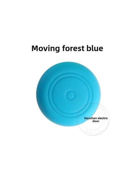 Switch Handle Rocker Cap Ring Silicone Cap NS JOY-CON Animal Mushroom Head Key Cap-Product Color:Moosen-Blue