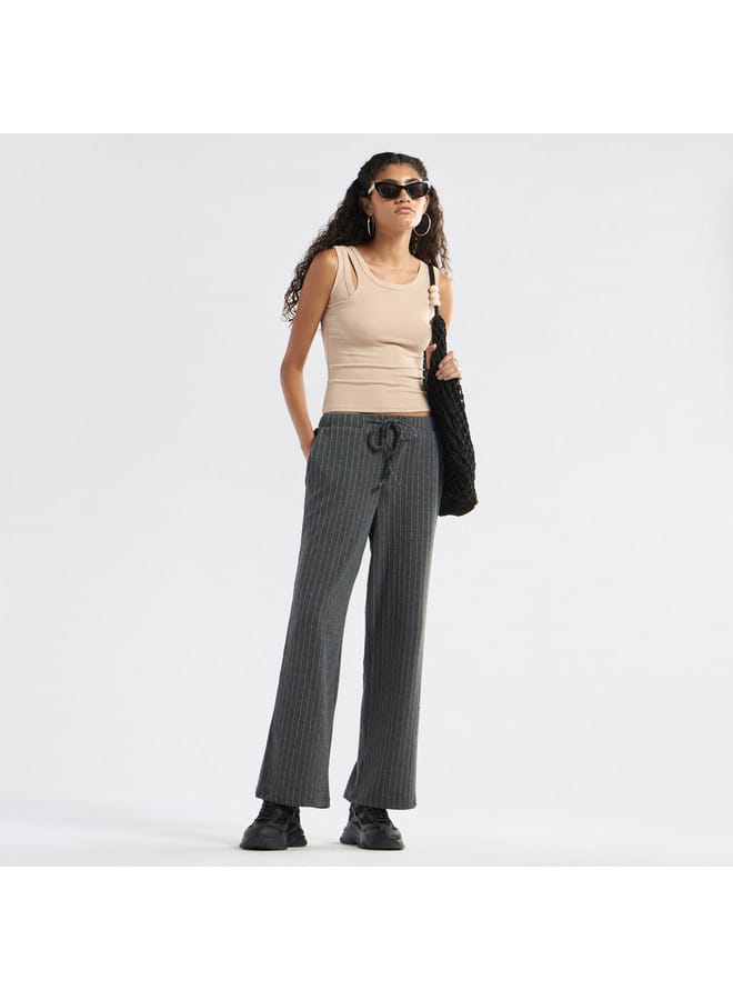 Splash FAV Textured Pants with Drawstring Closure  - Image 2