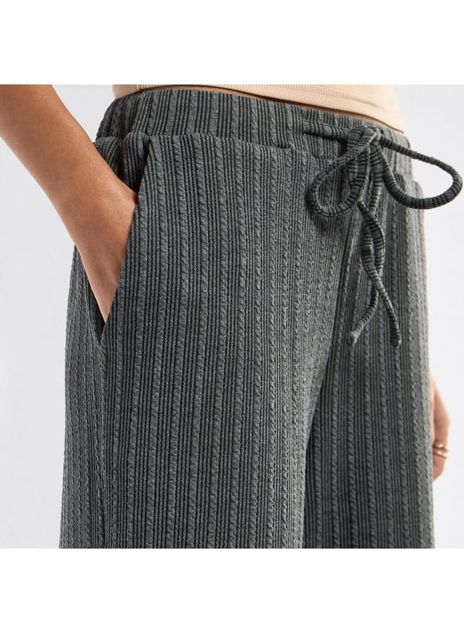 Splash FAV Textured Pants with Drawstring Closure  - Image 4