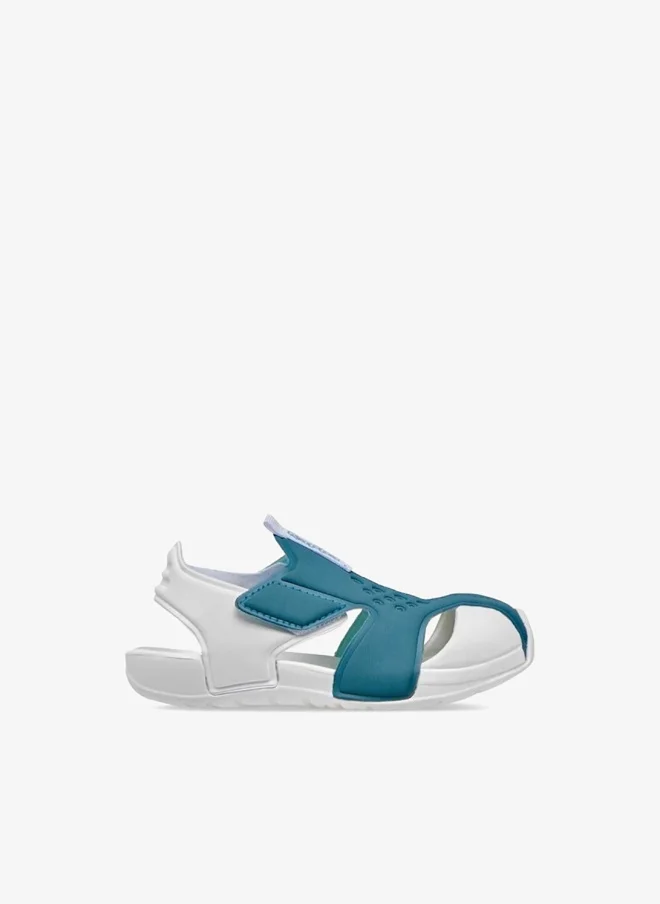 Kappa Girls' Perforated Sandals With Hook And Loop Closure