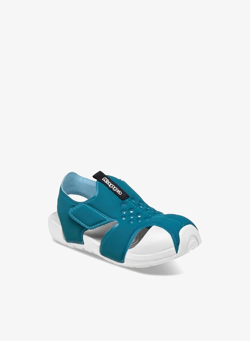 Kappa Girls' Perforated Sandals With Hook And Loop Closure