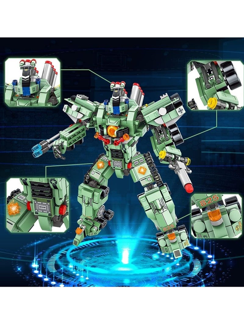 KASTWAVE Robot Building Kit for Kids, 5-in-1 Robot Building Kit for Kids STEM Building Toys Erector Set for Boys 6-12, 832PCS Building Bricks Construction Engineering Kits STEM Toys Best Gifts  - Image 4