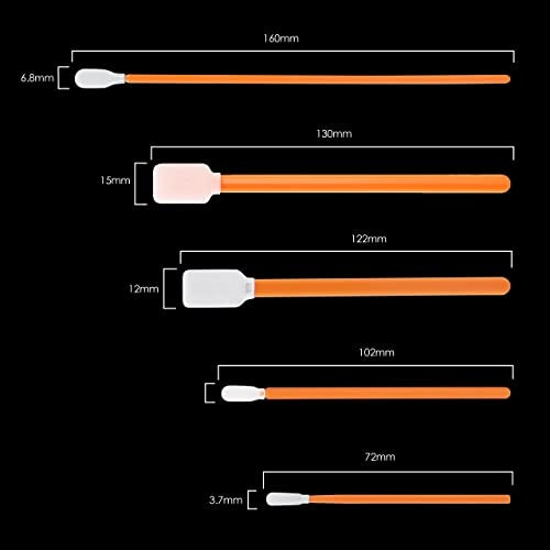 AAwipes Cleaning Swab Kit Mixed Microfiber and Foam Swab Sticks (5 Types, Total 100 Packs) for Printer, Gun, Optics Lens, Camera, Arts and Crafts, Automotive Detailing (FAC501) - Image 3