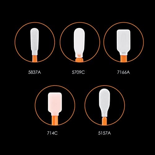 AAwipes Cleaning Swab Kit Mixed Microfiber and Foam Swab Sticks (5 Types, Total 100 Packs) for Printer, Gun, Optics Lens, Camera, Arts and Crafts, Automotive Detailing (FAC501) - Image 4
