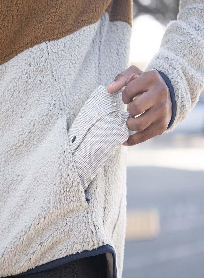 بيك ديزاين حقيبة تسوق قابلة للطي من بيك ديزاين، خامة، بسحاب، خفيفة الوزن للغاية، غلاف مقاوم للتمزق ذاتي الإصلاح، حزام من الألياف الدقيقة، جيب داخلي، حقيبة قابلة للطي مقاومة للماء، حقيبة تسوق للنساء والرجال - Image 3