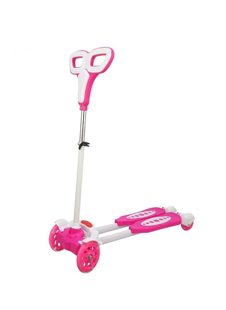 4 Wheel Adjustable Kick Scooter Leg Break Toy Scooter  - Image 1