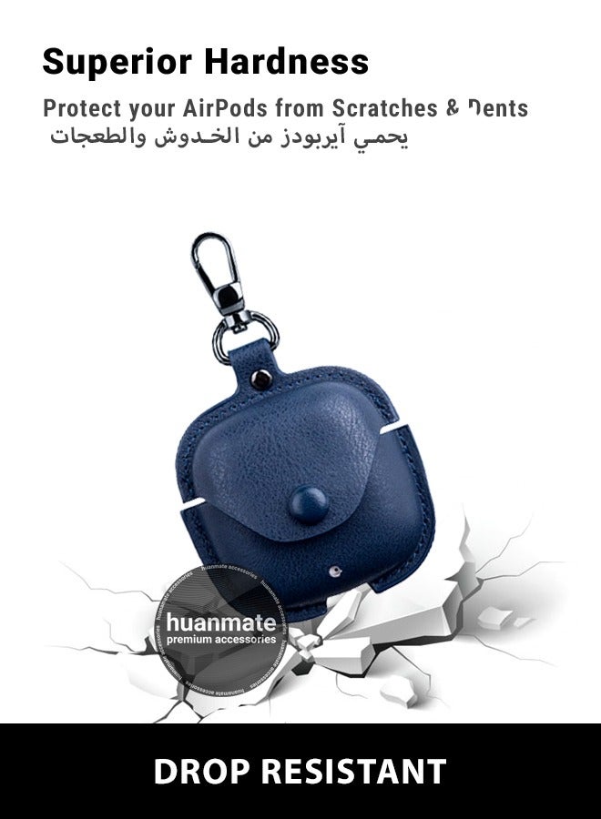 huanmate Stylish Shockproof Protection Case Cover For Huawei FreeBuds SE 2/ SE 3 Blue - Image 4
