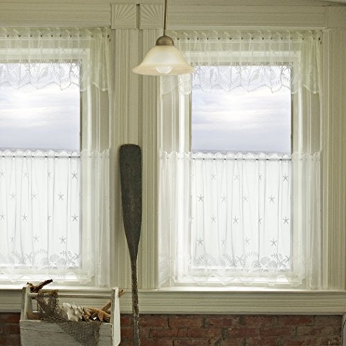 Heritage Lace White 72"X36" Tidepool Swag Pair - Image 5