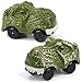 GIAT Dinosaur Track Car Accessories Birthday Gifts for 3 4 5 6 7 Year Old Boys 2 Pack LED Light Up Car Toy for Kids Ages 35 57 Compatible with Most Tracks - Image 2