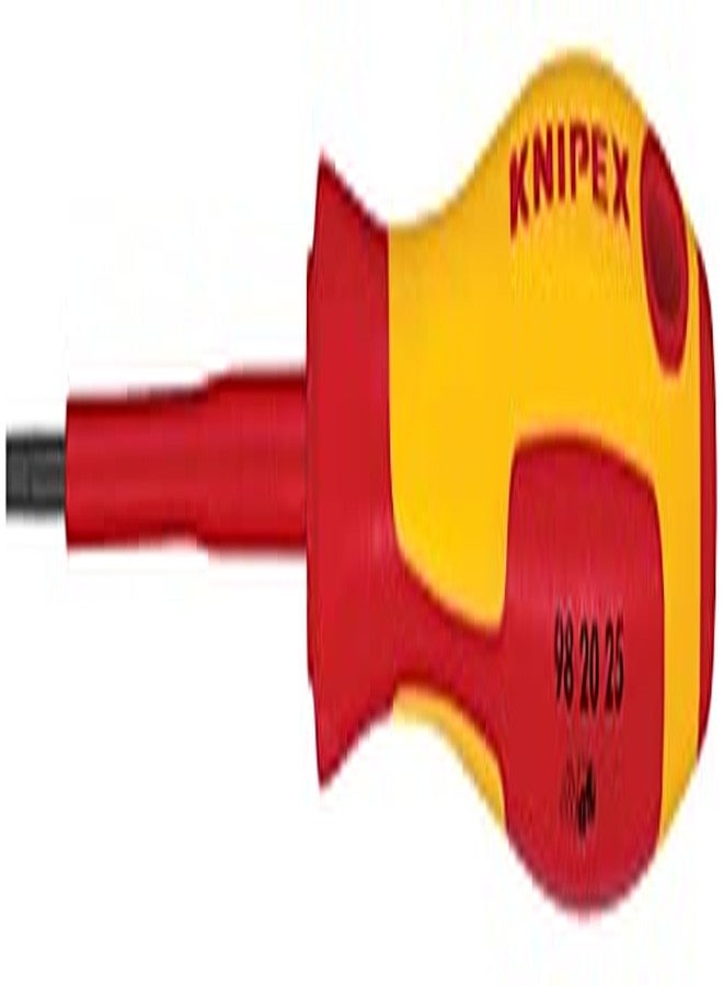 KNIPEX Tools 98 20 25 3/32-Inch Slotted Screwdriver, 3-Inch Insulated - Image 3
