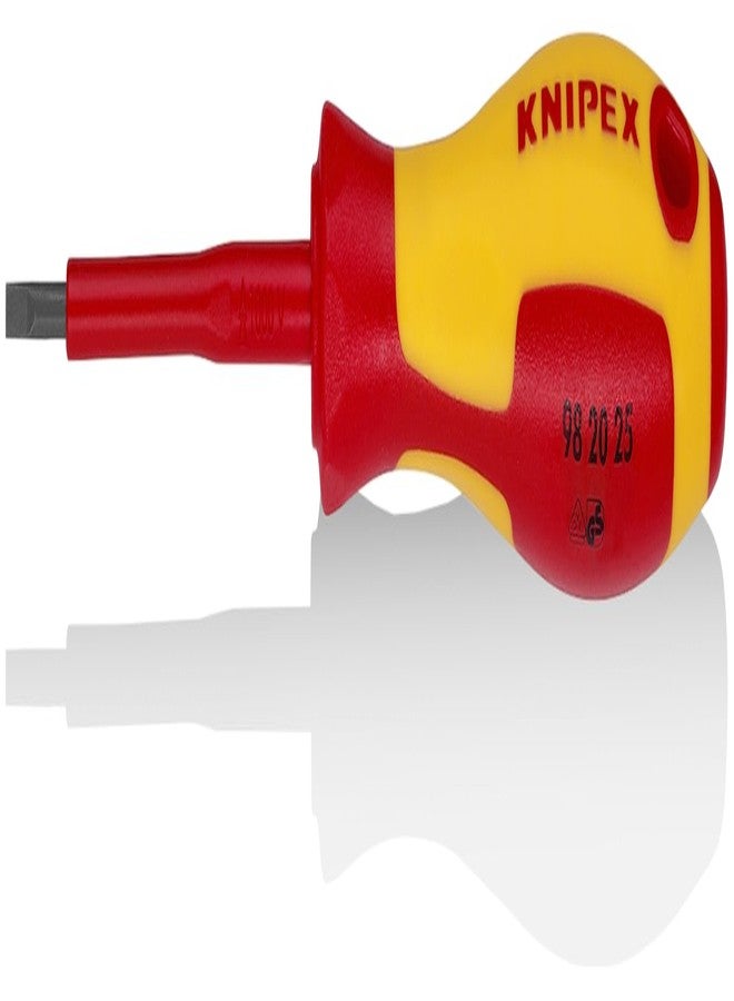 KNIPEX Tools 98 20 25 3/32-Inch Slotted Screwdriver, 3-Inch Insulated - Image 2