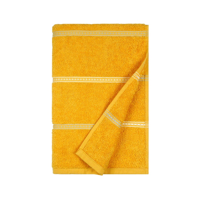 MYTRIDENT Towel for Bath, Urban Comfort, 450 GSM, 100% Cotton, Bath Towel, Drama Yellow - Image 4