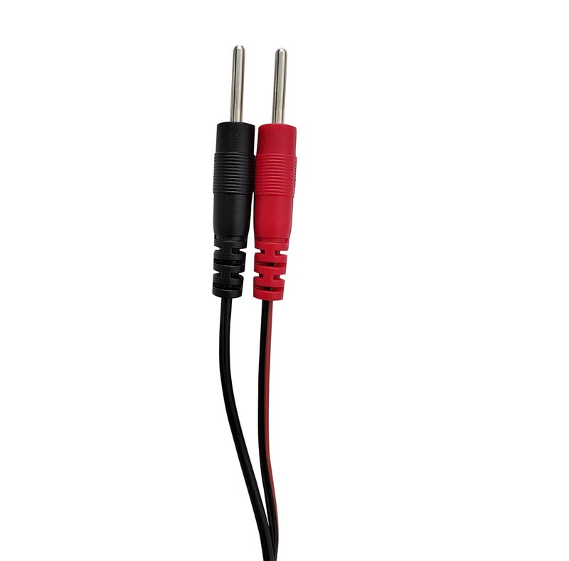 ELYSAID 2Pcs/pack Replacement Electrode Lead Wires Connect Cables Pin 2mm For TENS Electronic Therapy Machines - Image 4