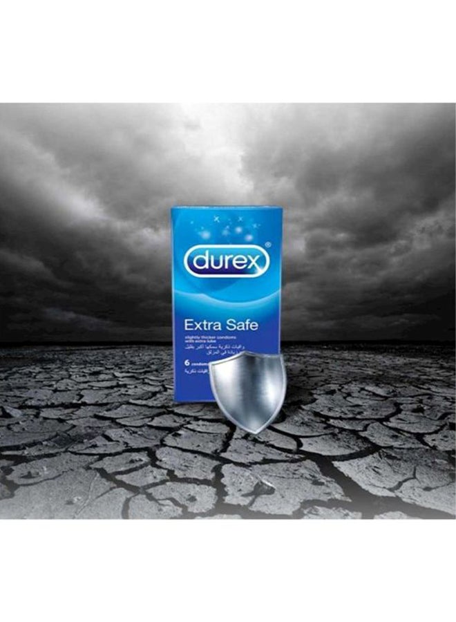 Durex Pack Of 6 Extra Safe Slightly Thicker Condom - Image 3