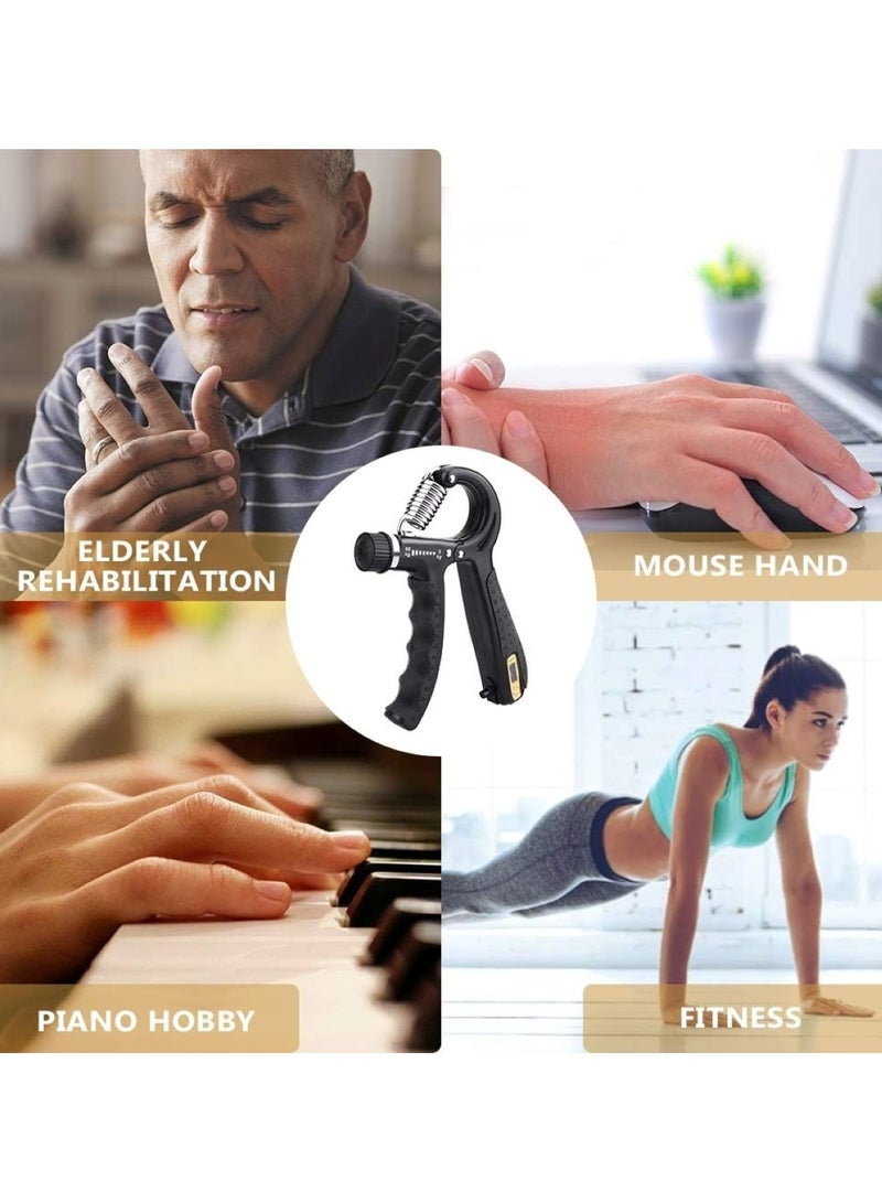Grip Hand Strengthener – Advanced Resistance Trainer 5Kg-60Kg Black - Image 5