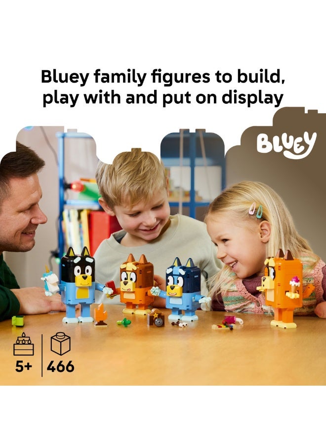 ليغو ‏Bluey عائلة بلوي المبنية بالمكعبات، مجموعة بناء للأطفال بعمر ٥ سنوات وأكثر (٤٦٦ قطعة) 11217 - Image 2