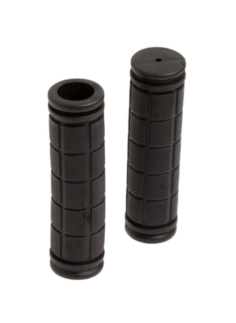 CMGTYYD Handlebar Grips, Non-Slip Soft Rubber Cycling Grips, Waterproof for MTB BMX Cycle Road Mountain Bike Cycling Bicycle Black (2 Pairs)  - Image 2