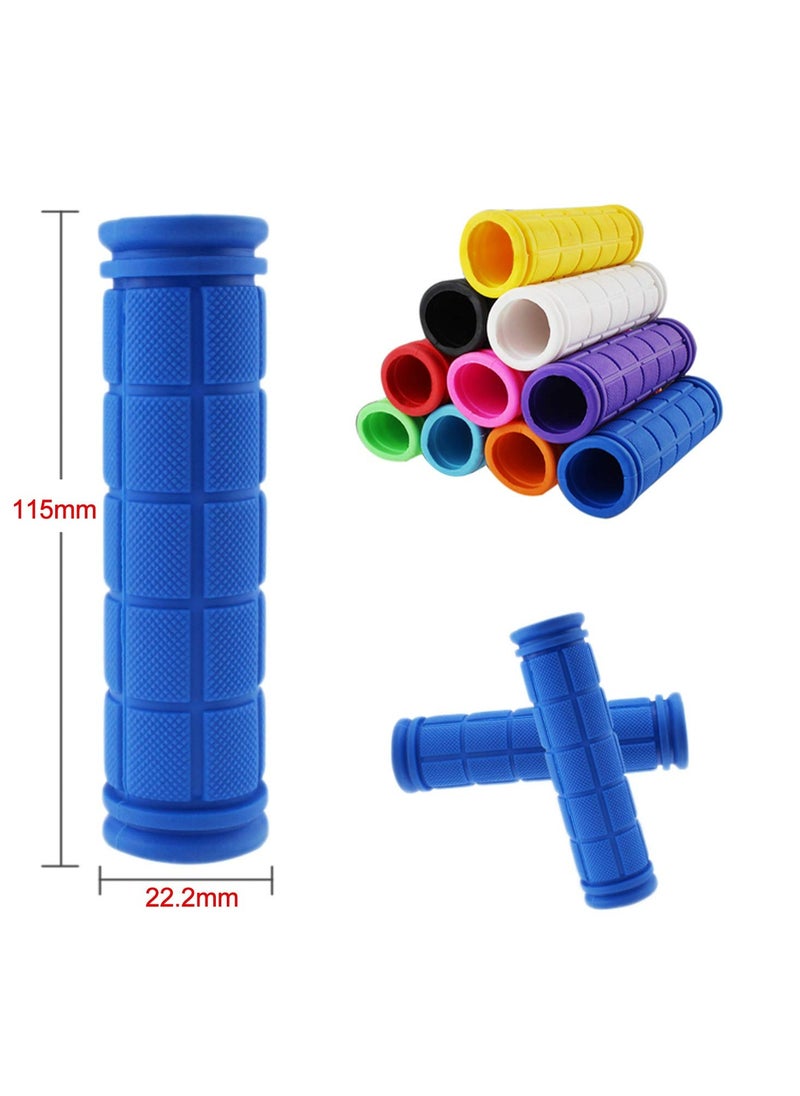 CMGTYYD Handlebar Grips, Non-Slip Soft Rubber Cycling Grips, Waterproof for MTB BMX Cycle Road Mountain Bike Cycling Bicycle Black (2 Pairs)  - Image 4