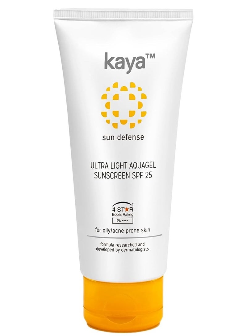Kaya Clinic Ultra Light Aquagel Sunscreen Gel With SPF25 50ml Fragrance Free For Oily Acne Prone Skin  50ml - Image 1