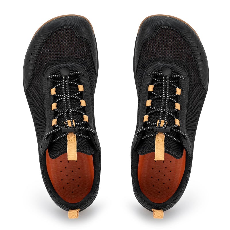 Pulltop Men's Barefoot Water Shoes | Quick-Dry | Lightweigh Wide Zero Drop Self-Draining Sole Amphibious Sneakers Black-Gum Size 10 - Image 4