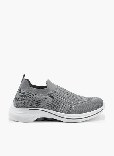Oaklan by Shoexpress Textured Slip-On Sports Shoes with Pull Tab