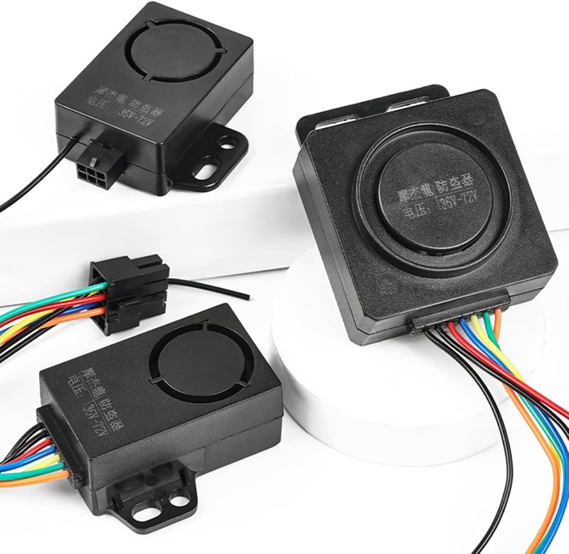 Double Remote Control Security Alarm Systems 1 Touch Activation Strong Anti Theft for Electric Tricycles Electric Tricycle Anti Theft Alarm Systems - Image 3