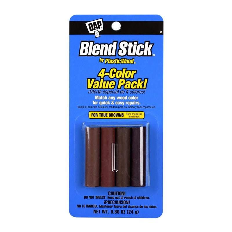 DAP Plastic Wood Blend Sticks 4-Pack, True Wood (7079804102) - Image 1