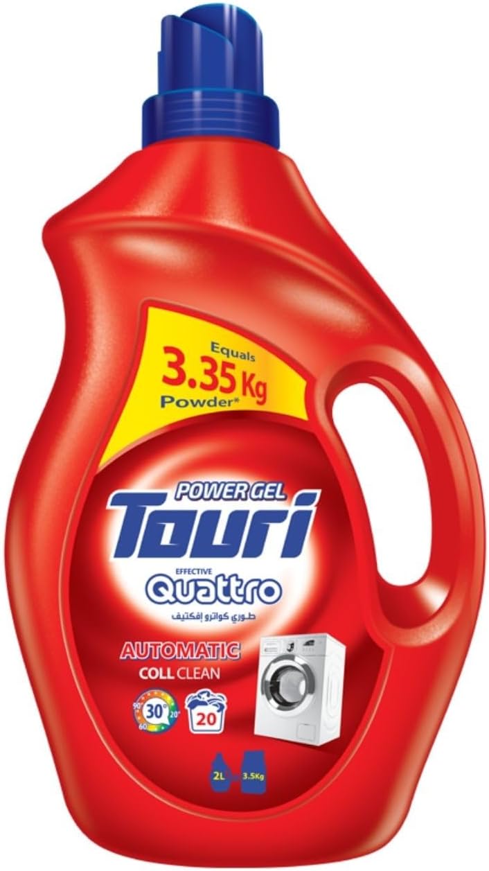 Touri Automatic Colored Clothes Washing Liquid 2000 ml