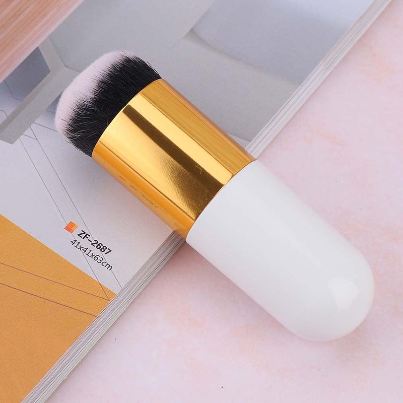 HEEPDD Professional Foundation Powder Brush, Nylon, Portable Makeup Tool for Liquid Cream Application, Ideal for Personal and Salon Use Professional Foundation Powder Brush, - Image 2