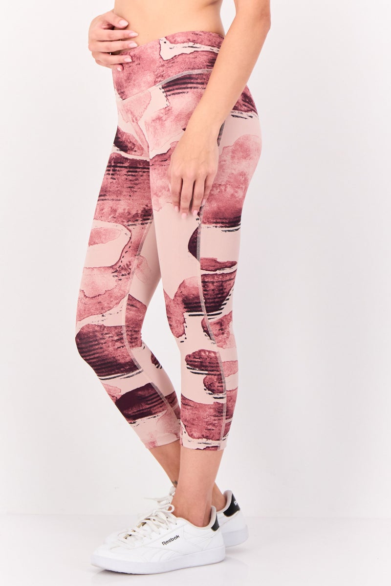 Reebok Women Sportswear Fit Camouflage Training Tights, Multicolor - Image 2