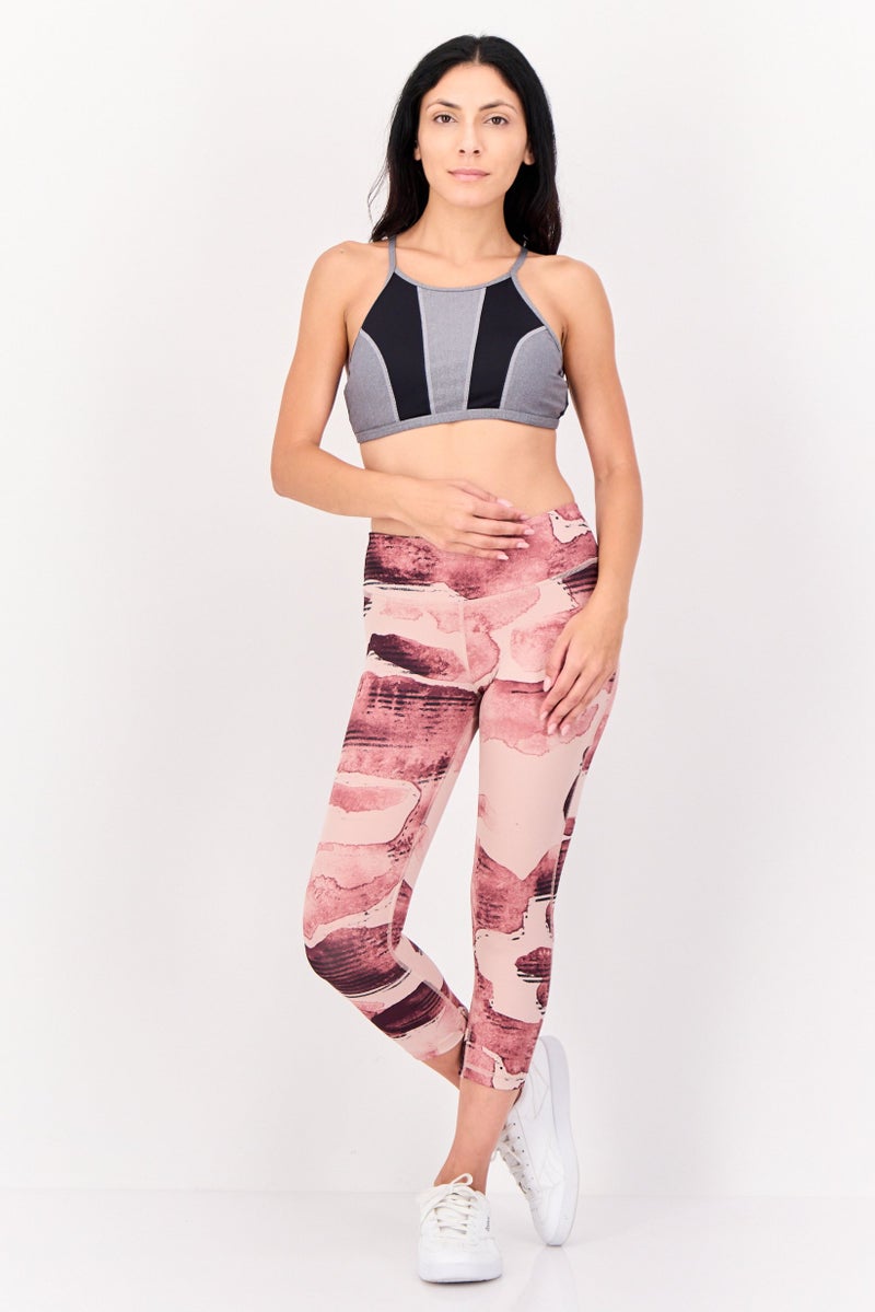 Reebok Women Sportswear Fit Camouflage Training Tights, Multicolor - Image 4