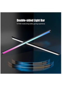 NNEWVANTE Monitor Light Bar, RGB Monitor Light Screen Light Bar, Dual Light USB Powered Monitor Lamp, LED Computer Light, No Glare, Touch Control, 3-Color Mode, PC Desk Lamps for Home Office  - Image 2