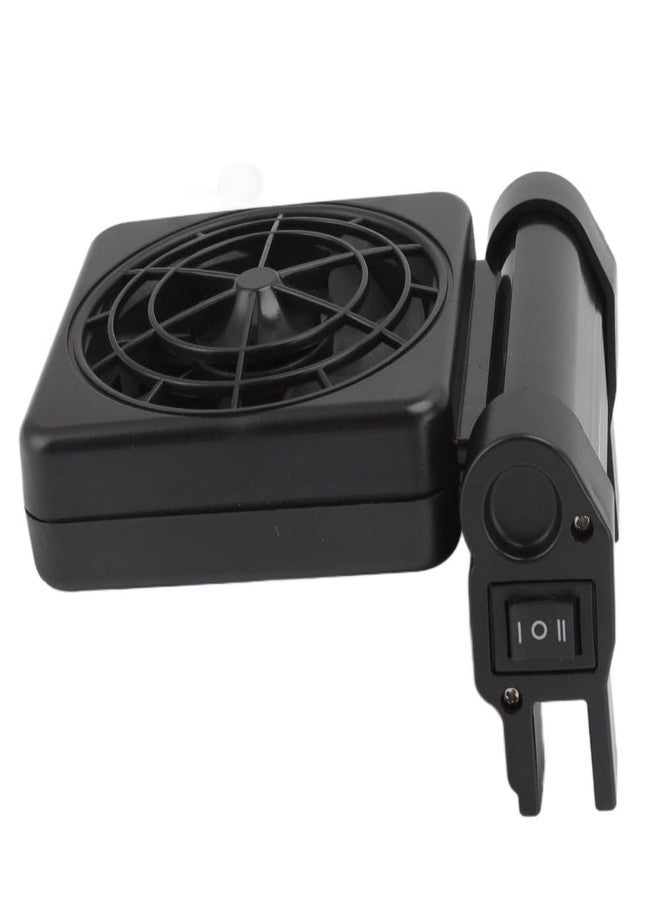 Chiffonade Black Plastic Aluminum Alloy Aquarium Fan Adjustable Wind Speed Cooler with Plug Aquarium Chillers Fish Tank Cooling Fan(1 Fan) - Image 3