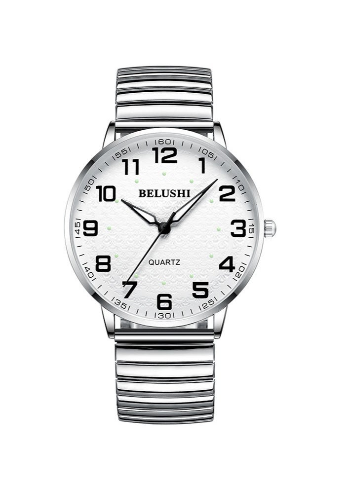 Belushi Luminous Qartz Watch For Middle-Aged And Elderly Couples  - Image 1