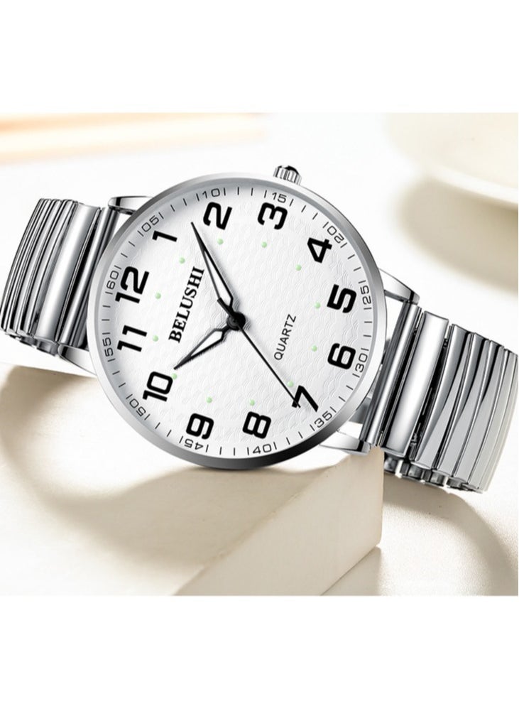 Belushi Luminous Qartz Watch For Middle-Aged And Elderly Couples  - Image 3