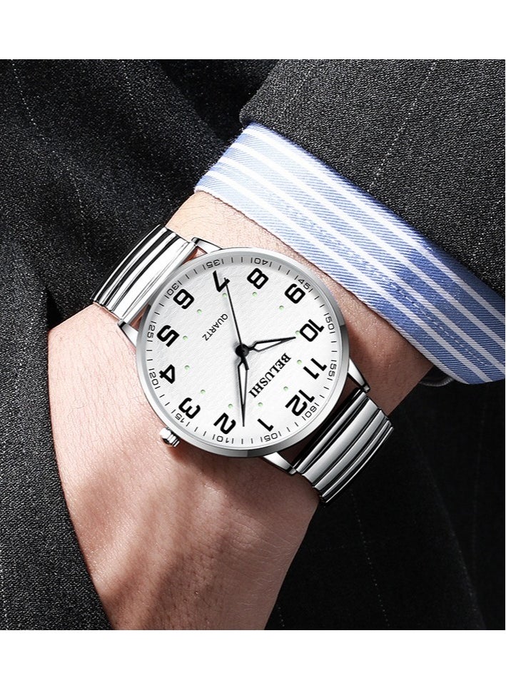 Belushi Luminous Qartz Watch For Middle-Aged And Elderly Couples  - Image 2