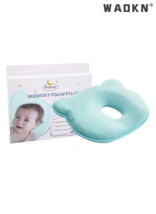 Baby Pillow - Preventing Flat Head Syndrome (Plagiocephaly) for Your Newborn Baby，Made of Memory Foam Head- Shaping Pillow and Neck Support (0-12 Months) (Blue) - pzsku/Z13899B4F15E93DD7F94AZ/45/1746073688/fd0123e8-25b9-4e2f-ad05-de309ef17a28