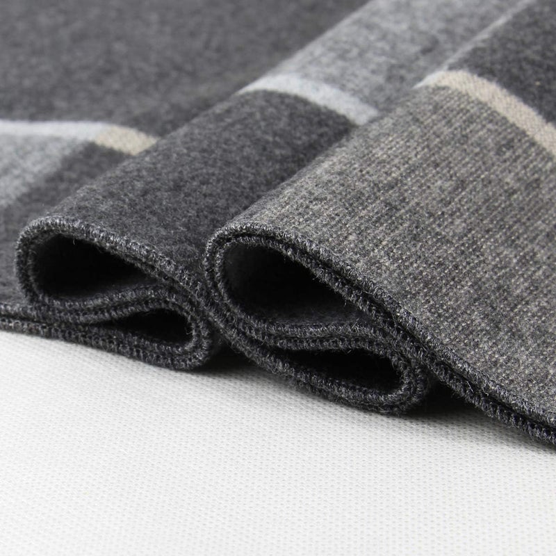 Rdylymx Men's Scarves Classic Arrival Winter Plaid Scarf Tassel Edge Soft Warm Scarf - Image 4